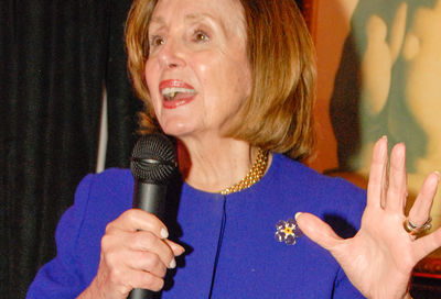 Speaker Emerita Nancy Pelosi visits Little Gay Pub #38