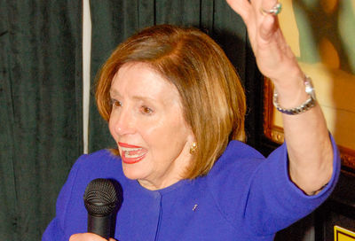 Speaker Emerita Nancy Pelosi visits Little Gay Pub #39